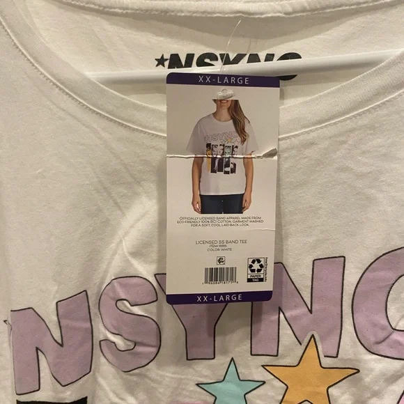 *NSYNC Licensed Women’s Soft Short Sleeve Tee shirt. - Picture 6 of 8
